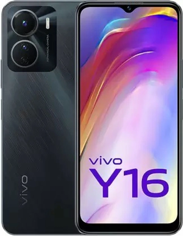 VIVO vivo Y16 (Steller Black, 64 GB) (3 GB RAM) - Black, 64gb, 3gb