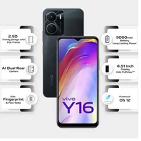 VIVO vivo Y16 (Steller Black, 64 GB) (3 GB RAM) - Black, 64gb, 3gb