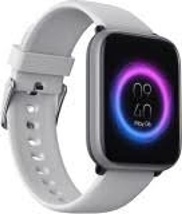 realme DIZO Watch D 1.8 inch Dynamic display with 550nits brightness (by realme techLife) (Classic Black Strap, Free Size) - Black