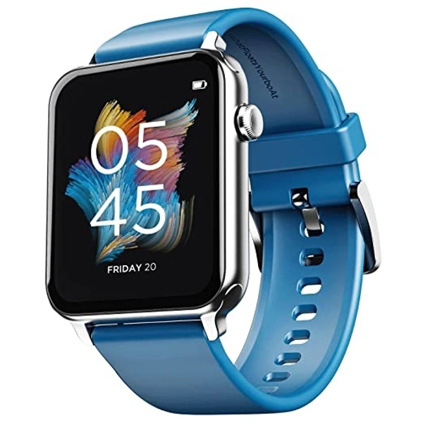 Boat boAt Wave Call Smart Watch, Smart Talk with Advanced Dedicated Bluetooth Calling Chip, 1.69 HD Display with 550 NITS & 70% Color Gamut, 150+ Watch Faces, Multi-Sport Modes, HR, SpO2, IP68(Deep Blue) - Teal Green