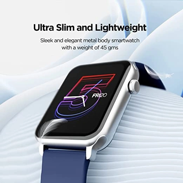 Boat boAt Wave Call Smart Watch, Smart Talk with Advanced Dedicated Bluetooth Calling Chip, 1.69 HD Display with 550 NITS & 70% Color Gamut, 150+ Watch Faces, Multi-Sport Modes, HR, SpO2, IP68(Deep Blue) - Teal Green