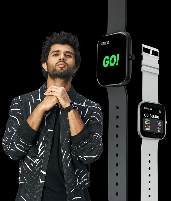 Firebolt Smart watch firebolt Dazzle Plus - White