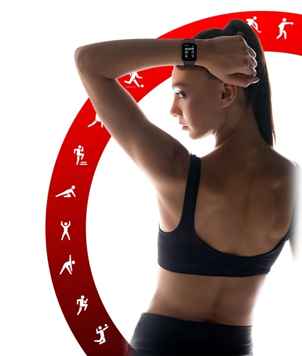 Fireboltt Smart Watch Firebolt Hulk - Black