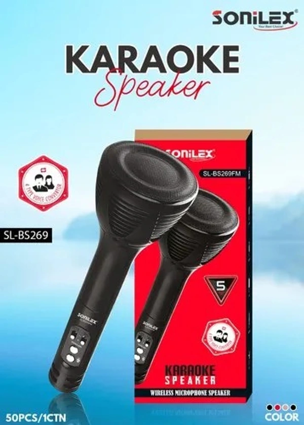 Report favorite_border 0 Sonilex Karaoke Mic SL-BS269FM - READ