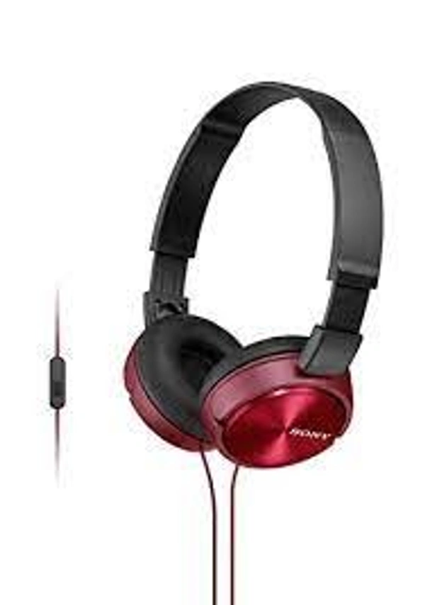 SYSKA Syska HS3100 Wired Headphone With Mic (RED, On the Ear) - Black