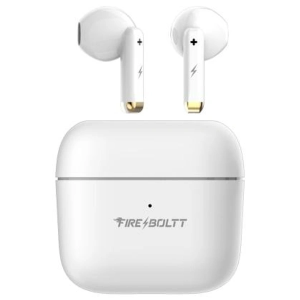 FIRE BOLTT Fire-Boltt Fire Pods Ninja G211 True Wireless Earbuds with IPX4 Water Resistant, White - WHITE