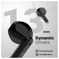 FIRE BOLTT Fire-Boltt Fire Pods Ninja G211 True Wireless Earbuds with IPX4 Water Resistant, Black - BLACK