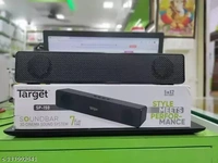 TARGET SP-150 SOUNDBAR WITH 3D CINEMA SOUND SYSTEM , 7HRS MUSIC TIME , 5WX2 POWERFUL SPEAKER , PREMIUM LOOK - BLACK
