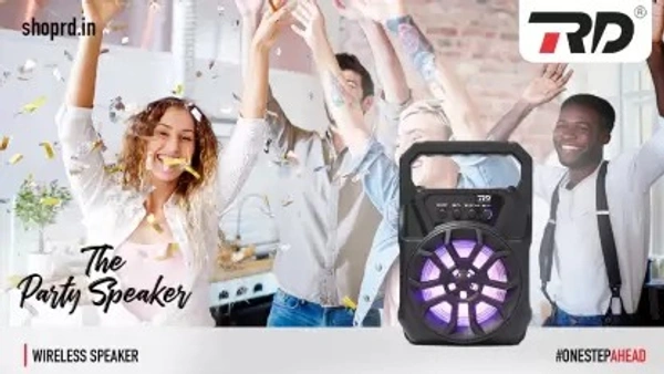 RD B-S12 5 W Bluetooth Speaker (Black, Stereo Channel) - BLACK