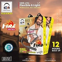 UIND U&i FIRE Series (12 Hour Playback Time) Wireless/Bluetooth in The Ear Headphone UiNB-4752 - BLACK