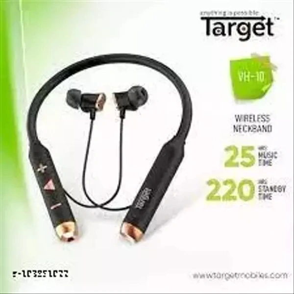 TARGET target wireless bluetooth VH 10 Bluetooth Headphones & Earphones - BLACK