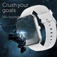 fire boltt Fire-Boltt Terminator 1.99" Bluetooth Calling Smartwatch, Split Screen, AI Voice Assistant Smartwatch (Pink Strap, Free Size)