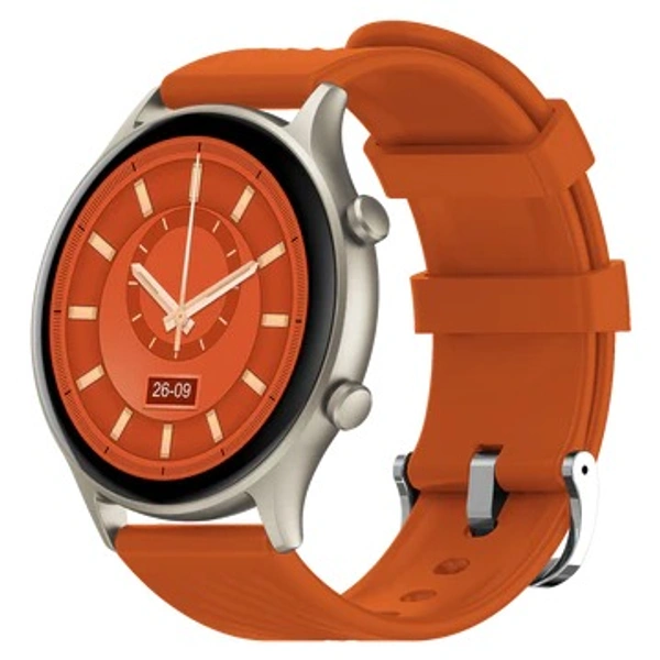 fire boltt Fire-Boltt Legend Bluetooth Calling with 1.39'' Round Dial, Dual Button Technology Smartwatch - light gold