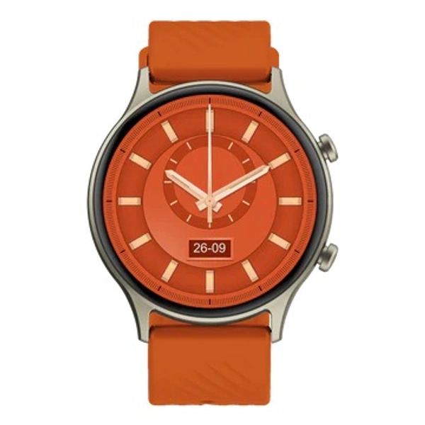 fire boltt Fire-Boltt Legend Bluetooth Calling with 1.39'' Round Dial, Dual Button Technology Smartwatch - light gold