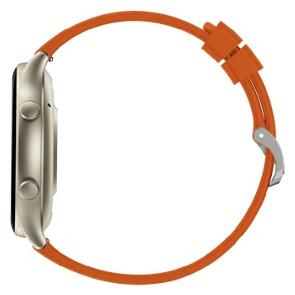 fire boltt Fire-Boltt Legend Bluetooth Calling with 1.39'' Round Dial, Dual Button Technology Smartwatch - light gold