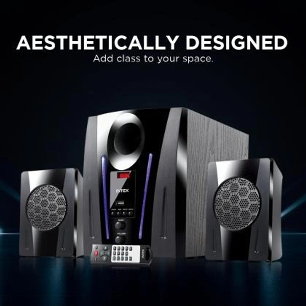 INTEX Intex 2.1 XV 2100 DG FMUB 40 W Bluetooth Home Theatre (Black, 2.1 Channel)