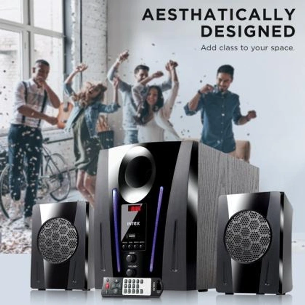 INTEX Intex 2.1 XV 2100 DG FMUB 40 W Bluetooth Home Theatre (Black, 2.1 Channel)