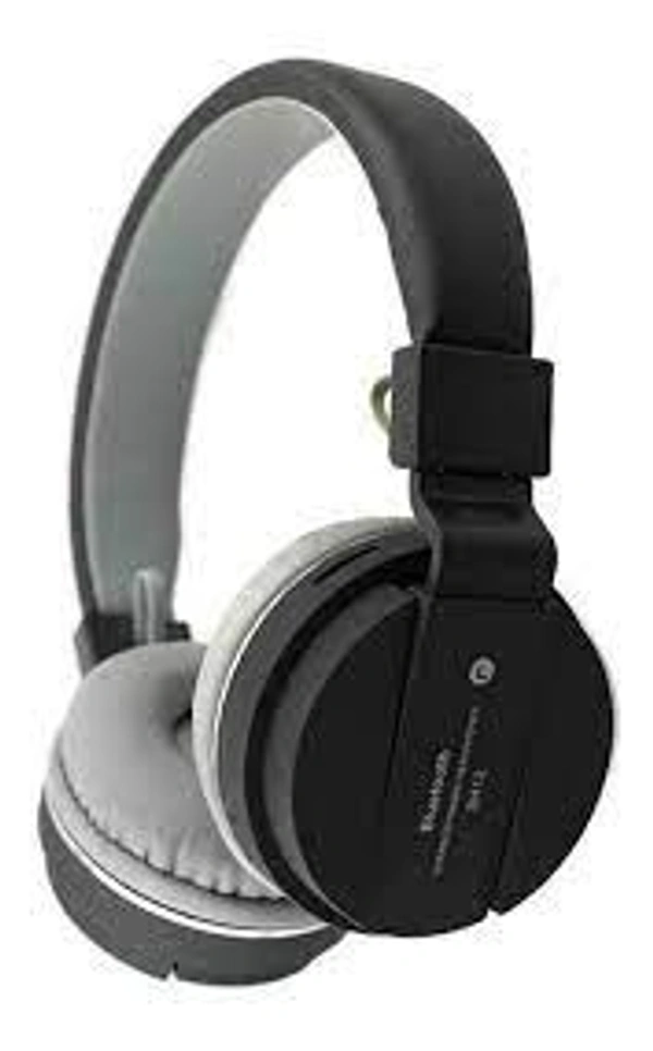 SH-12 Wireless/ Bluetooth Headphone With FM and SD Card?? Bluetooth Headset (Black, On the Ear)