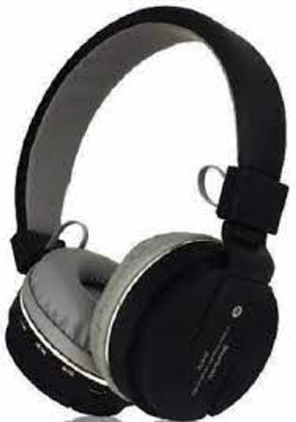 SH-12 Wireless/ Bluetooth Headphone With FM and SD Card?? Bluetooth Headset (Black, On the Ear)