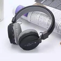 SH-12 Wireless/ Bluetooth Headphone With FM and SD Card?? Bluetooth Headset (Black, On the Ear)