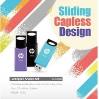 HP 64 GB 712w USB 3.2 Flash Drive Blue - Lochmara, 64GB