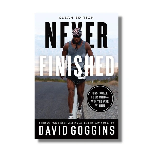 2 Books Combo: Can't Hurt Me + Never Finished