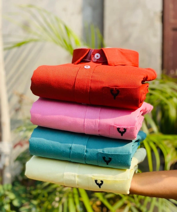 The Monkey House Allen Men's Plain Shirt Combo - Pack of 4 | Premium Cotton | Casual & Formal Wear - M-38