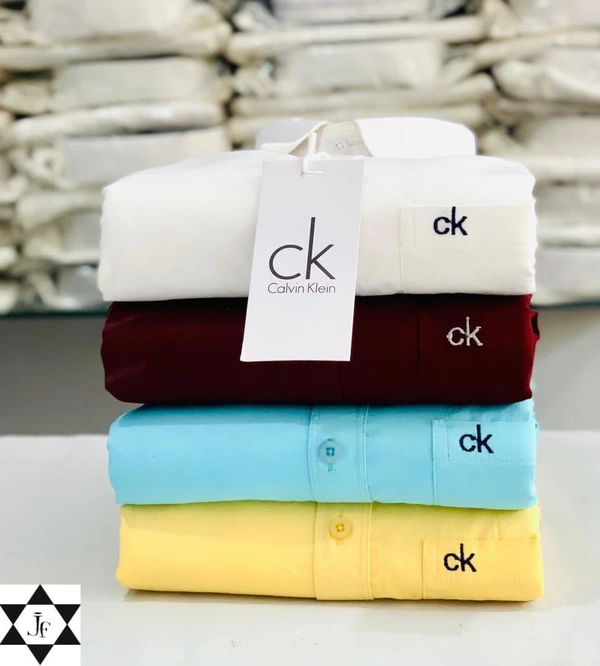 The Monkey House C k Men's Plain Shirt Combo - Pack of 4 | Premium Cotton | Casual & Formal Wear - XL-42