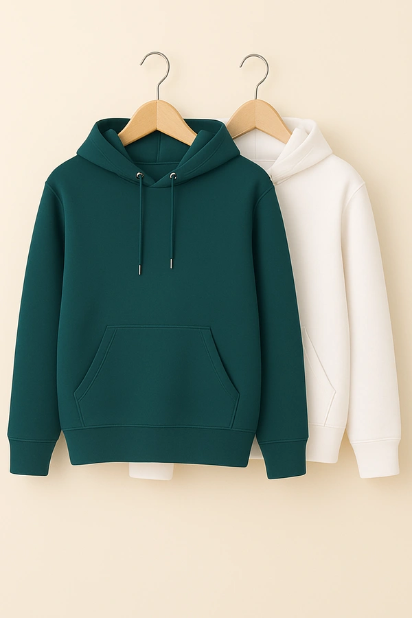 Cozy- Zaara Premium Winter Hoodie Collection for Pack Of 2 Men & Women | Classic Fleece Hoodies - XXL-44
