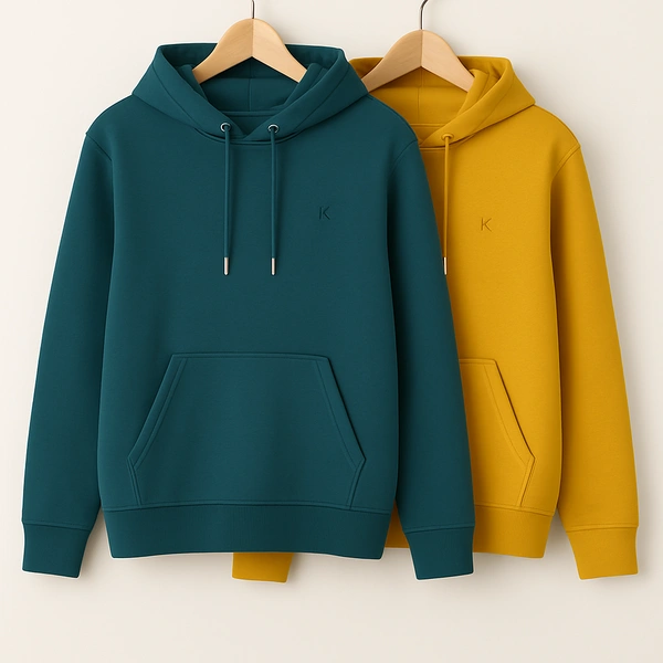 Cozy- Zaara Premium Winter Hoodie Collection for Pack Of 2 Men & Women | Classic Fleece Hoodies - XXL-44