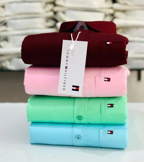 The Monkey House Tommy Men's Plain Shirt Combo - Pack of 4 | Premium Cotton | Casual & Formal Wear - M- 38