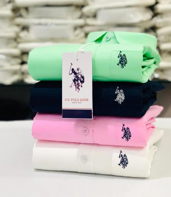 The Monkey House U.S Men's Plain Shirt Combo - Pack of 4 | Premium Cotton | Casual & Formal Wear - XL-42