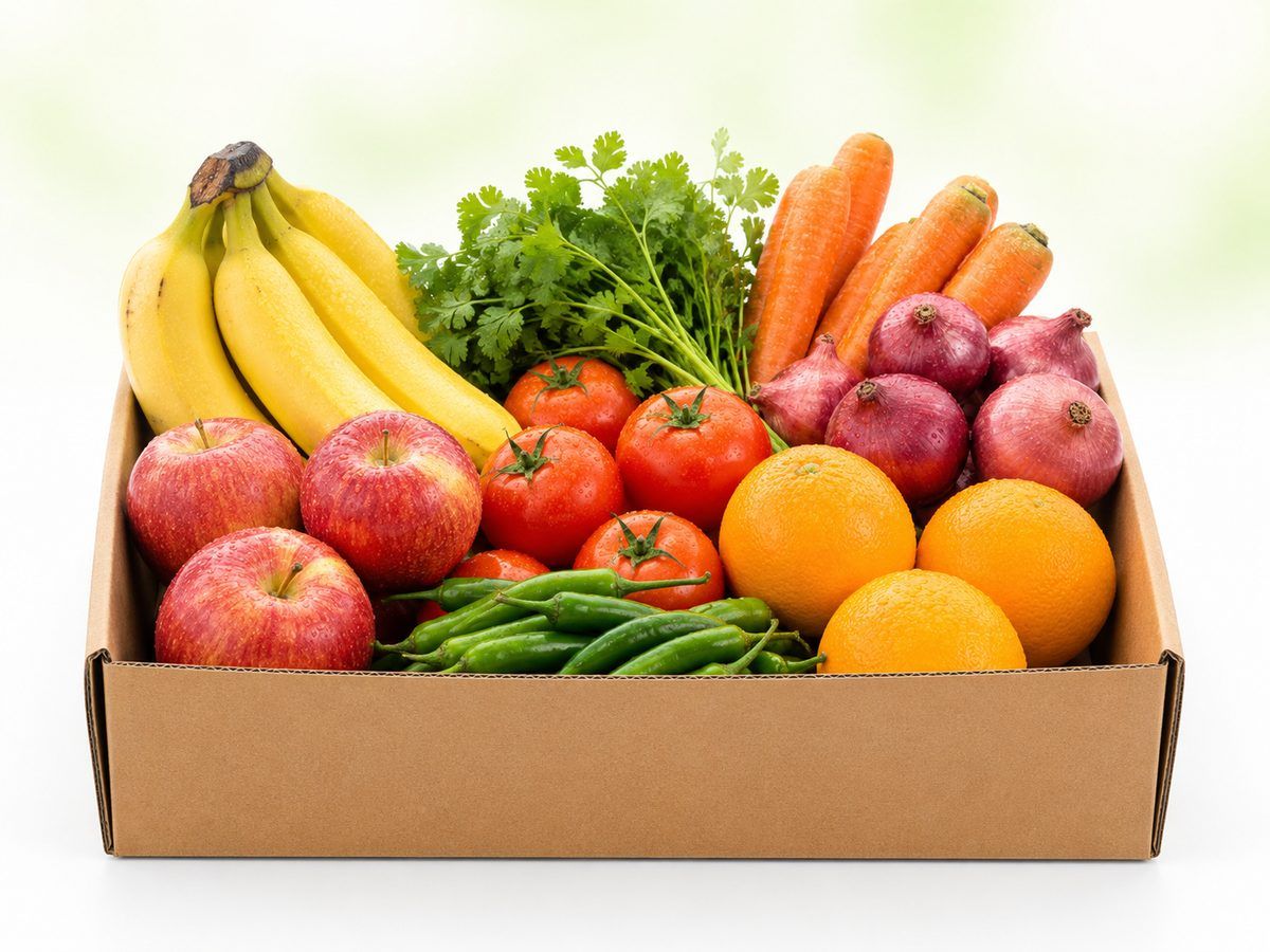 Fresh fruit & veg combo box