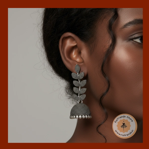 ReTrends Leaf Design Earring