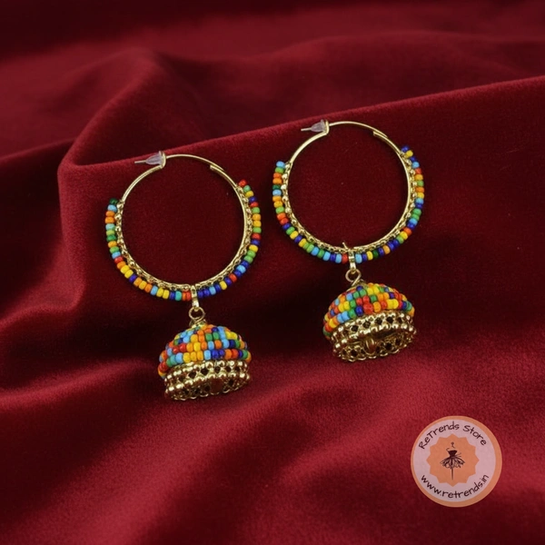 ReTrends Multi Beaded Earring