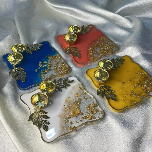 Resin Coin Platter - 4 inch