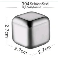 Metal Ice Cube  - Nobel, 2.7 Cm All The Sides Are Equal