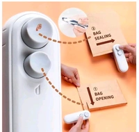 2 In 1 Electric Sealer And Cutter - White, 3.9x1.6