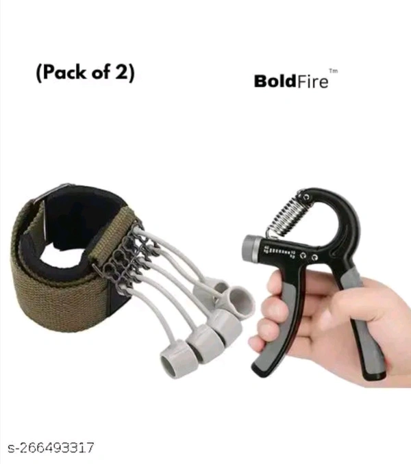 Hand Gripper & Wrist Exerciser (Pack of 2) - Strong grip great for dailyuse💪, Free Size