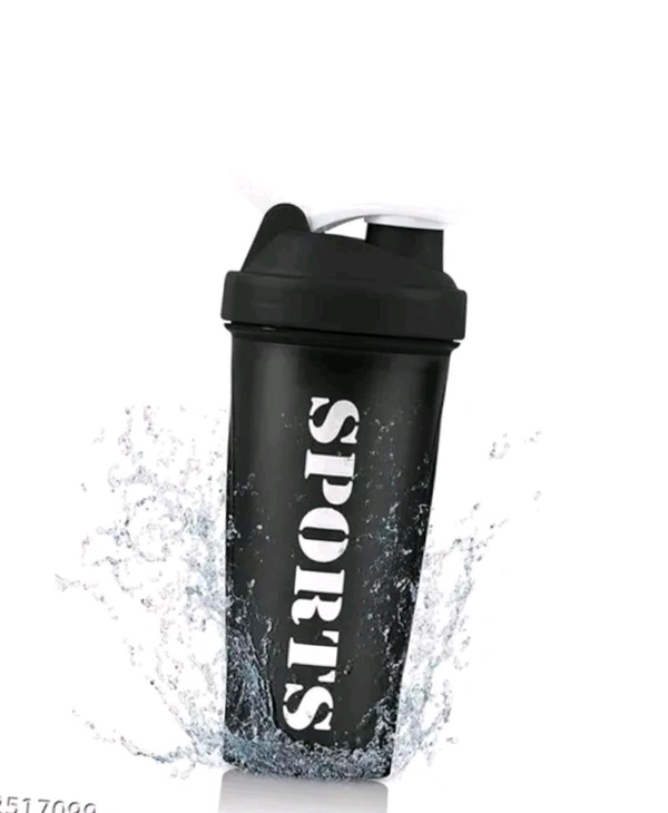 
Sports Protein Shaker Bottle with Steel Ball  - "Best shaker For gym 👍", Free Size
