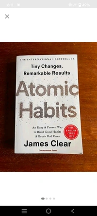 The Psychology Of Money                         &                                                   Atomic Habits ( 2 Book Combo ) - Free Size