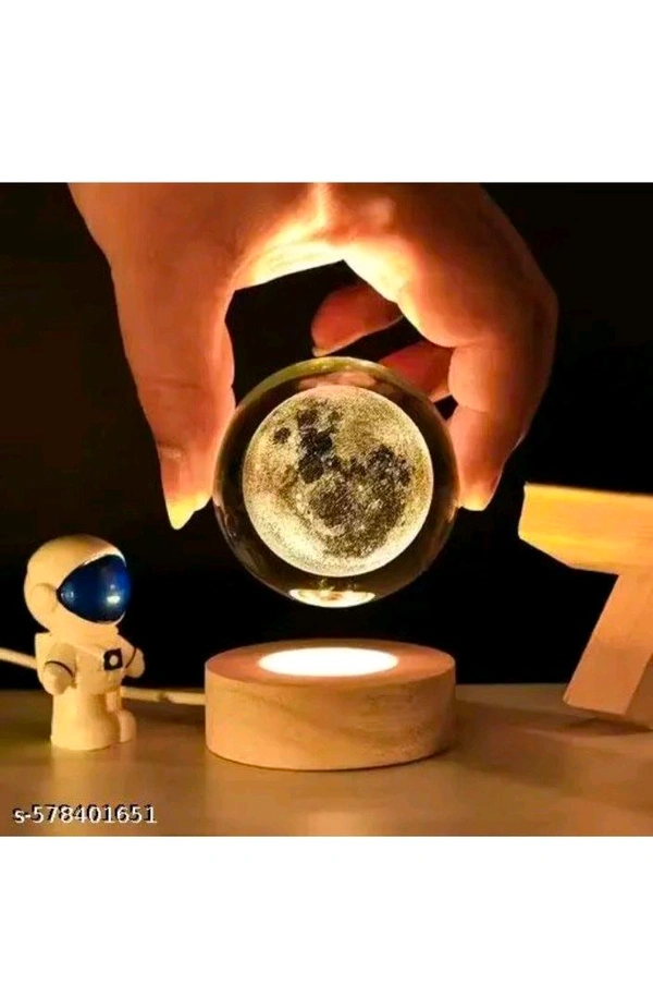 Luxury 3D Moon Night Lamp Best For Gift - "Best For Gifting 🎁", Free Size