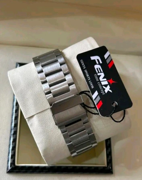 Fenix Trendy Round Analog Watch For Men's  - Free Size