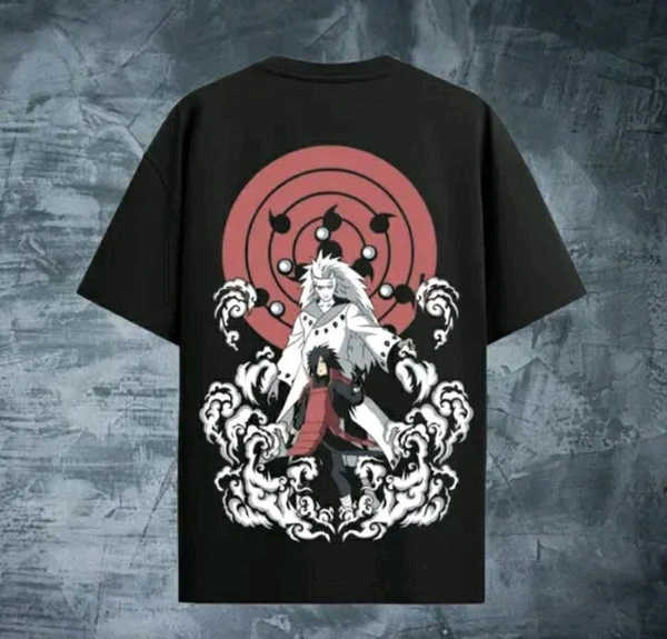 Wake Up To Reality Madara Black Colored Tshirt