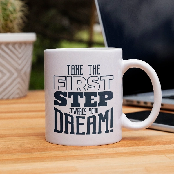 Fancy Mug Motivation Desigh Mug. - 350ml, whit, ceramic