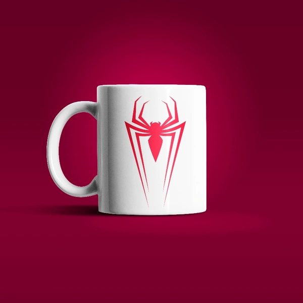 Fancy Mug Spider-Man Printed Mug. - 350ml, white, ceramic