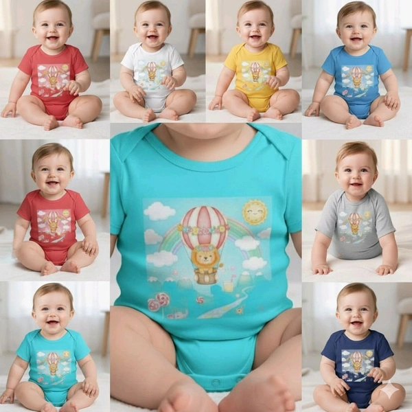 ROSEVERA Kids Rompers Combo (Pack Of 2) - 0-5 month, Gray and white