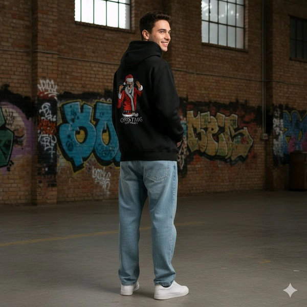 ROSEVERA Hoodie (unisex) - Christmas special design - M, Black