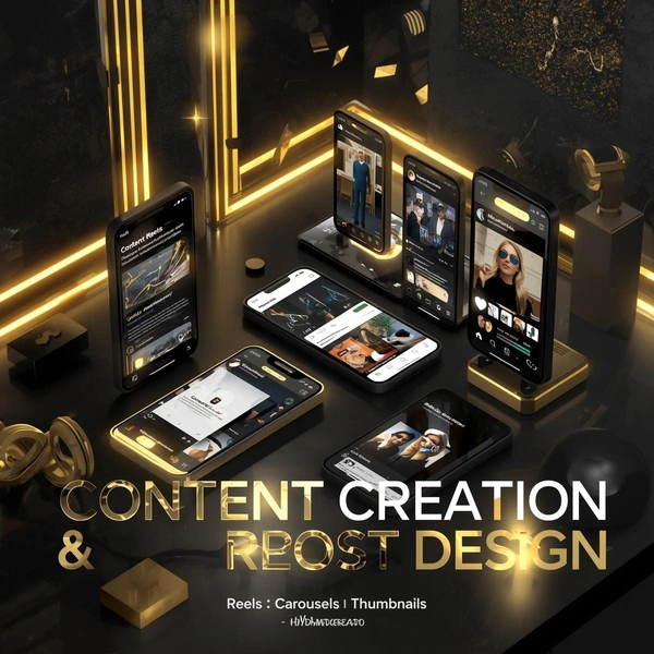 Content Creation & Post Design (Reels, Posts, Thumbnails)
