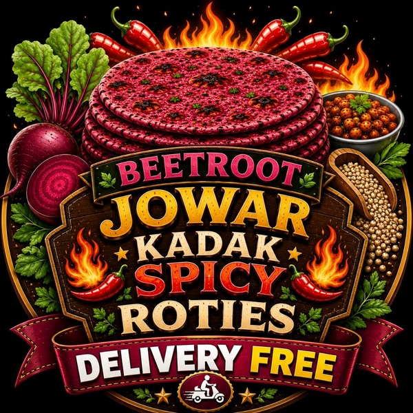 BEETROOT JOWAR KADAK ROTIES ಬೀಟ್ರೂಟ್ ಜೋಳದ ಖಡಕ್ ರೊಟ್ಟಿಗಳು
